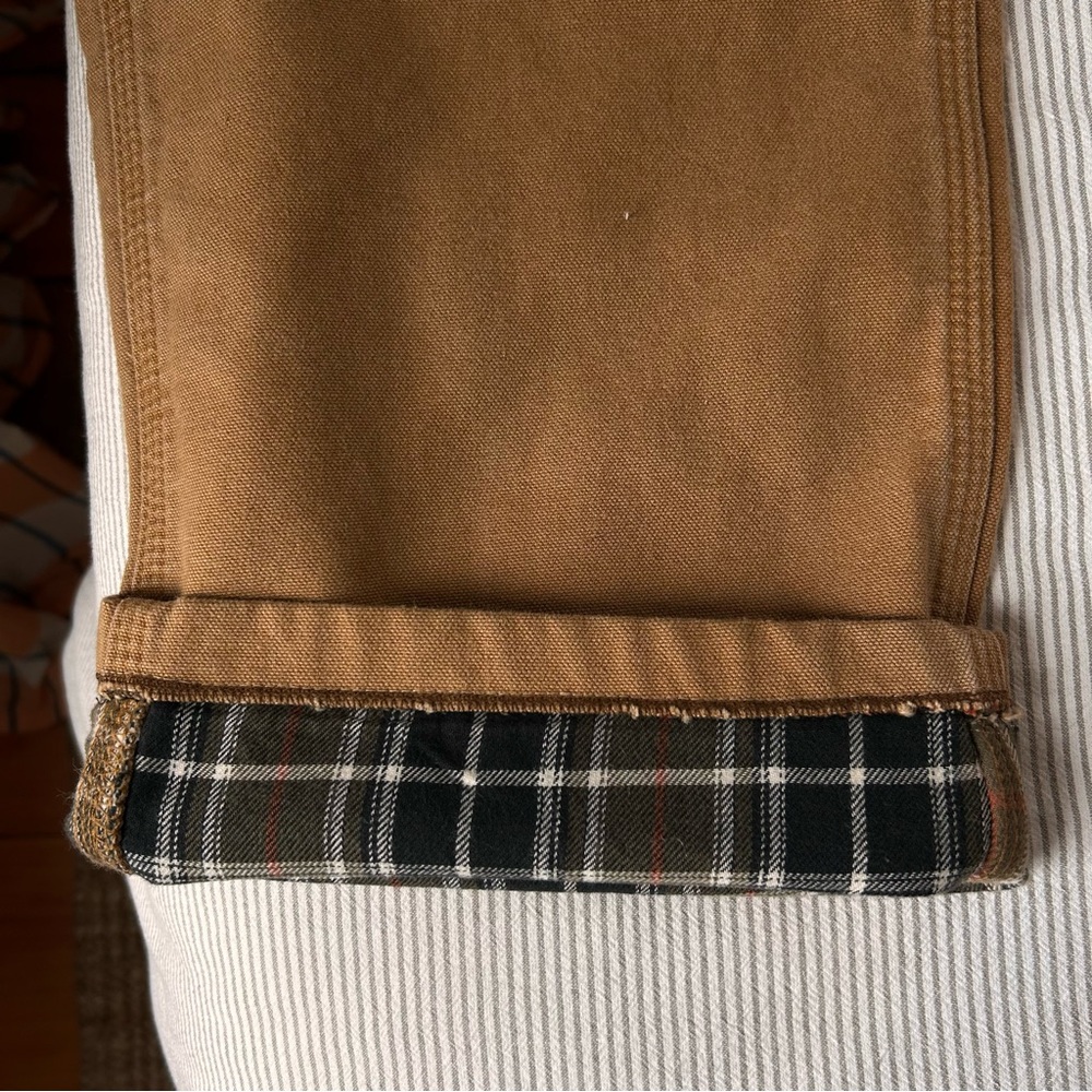 Vintage Carhartt Flannel-Lined Pants - Picture 8 of 11